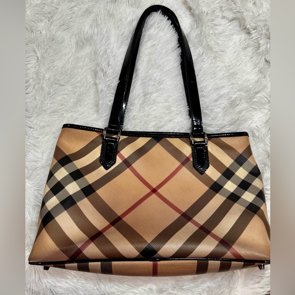 Burberry Nova Check Nickie Tote Bag - Picture 4 of 14
